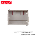 Surface mount junction box Din Rail electronic enclosure PIC036 industrial control box custom enclosure with 126*110*70mm